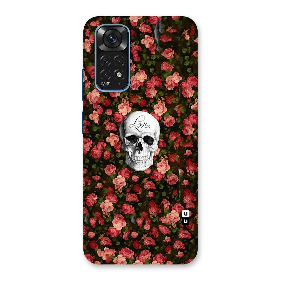 Floral Skull Love Back Case for Redmi Note 11S