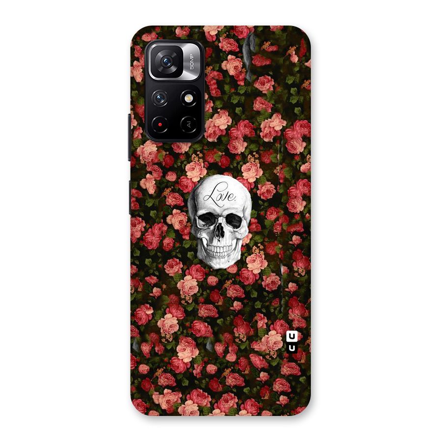 Floral Skull Love Back Case for Redmi Note 11T 5G