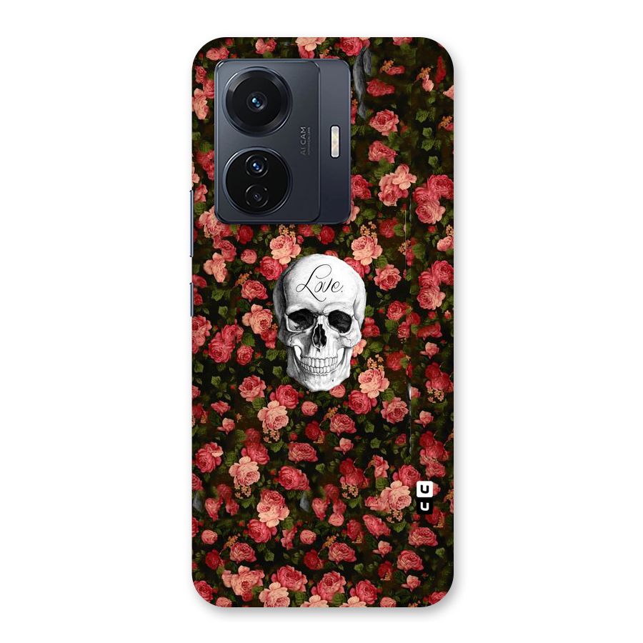 Floral Skull Love Back Case for Vivo T1 Pro