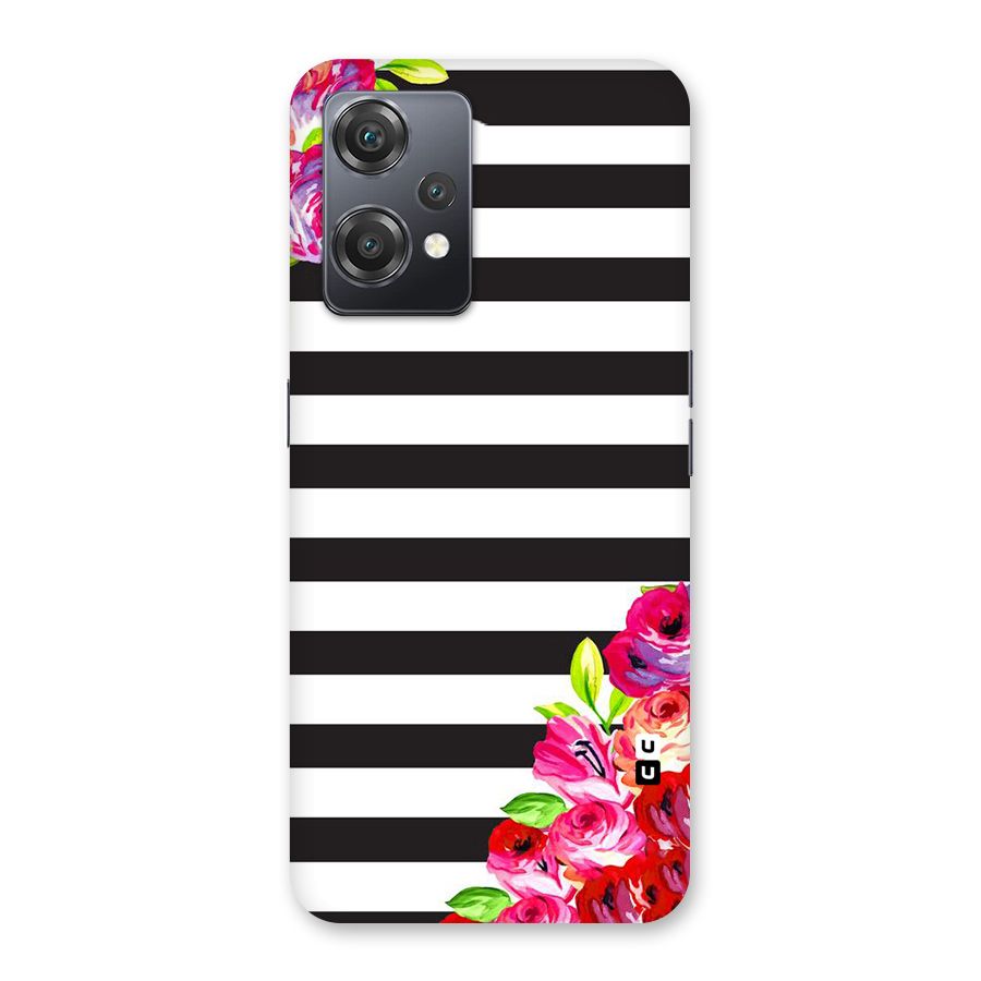 Floral Stripes Back Case for OnePlus Nord CE 2 Lite 5G
