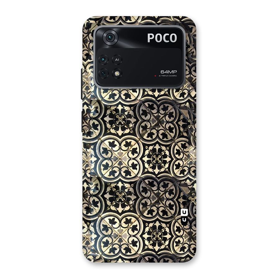Floral Tile Back Case for Poco M4 Pro 4G
