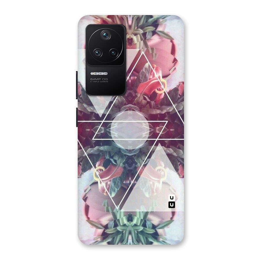 Floral Triangle Back Case for Poco F4 5G
