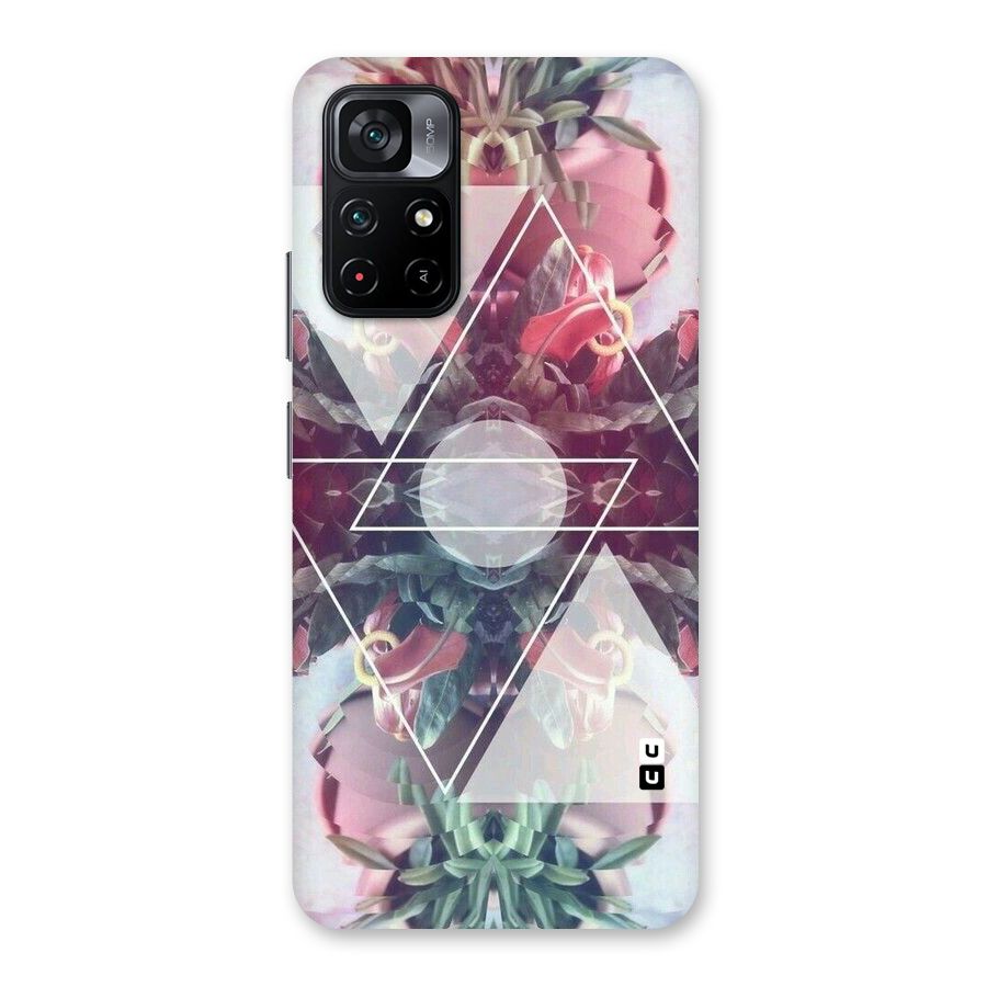 Floral Triangle Back Case for Poco M4 Pro 5G