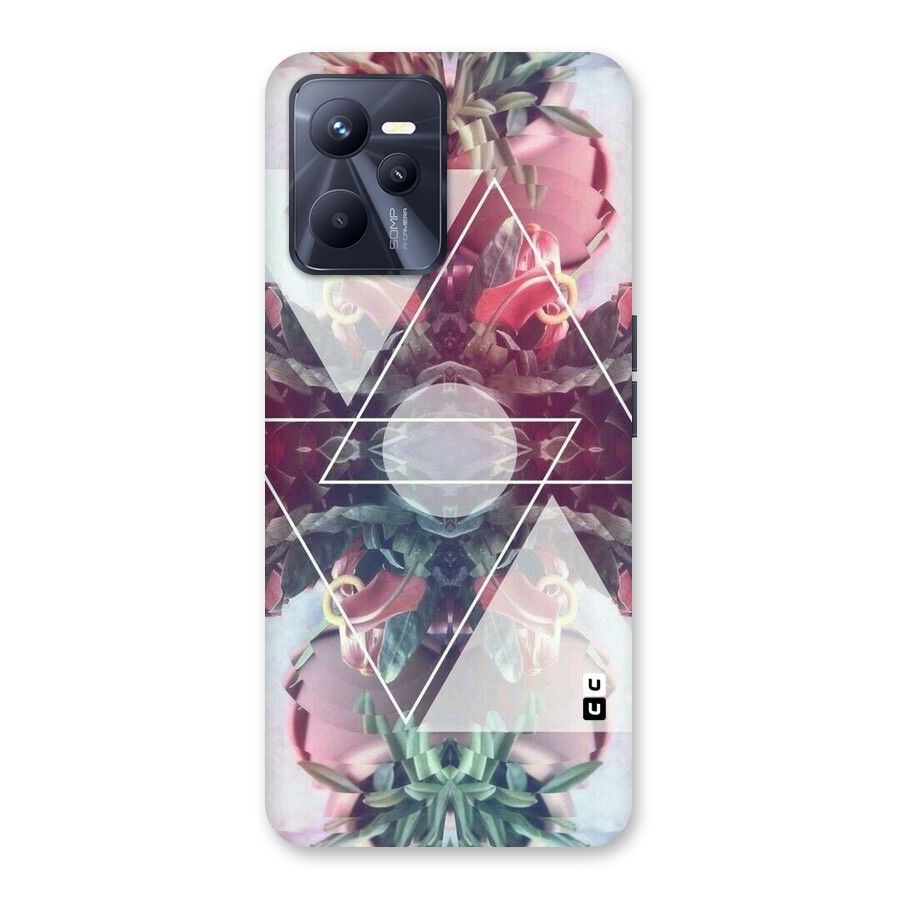Floral Triangle Back Case for Realme C35