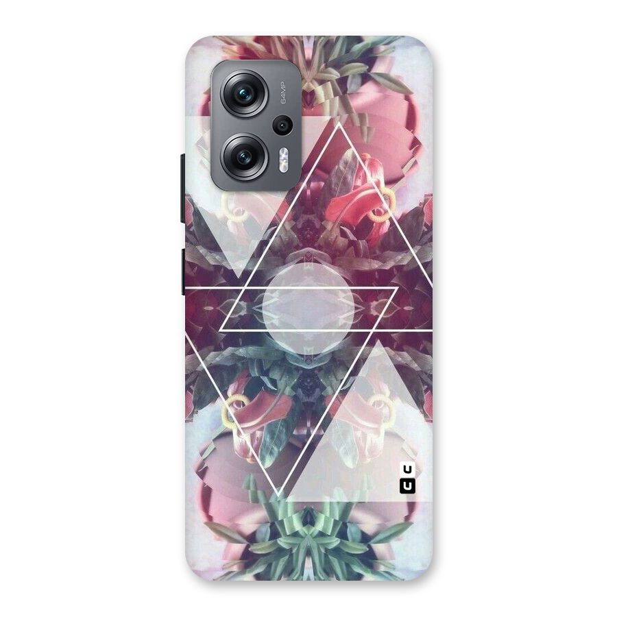 Floral Triangle Back Case for Redmi K50i