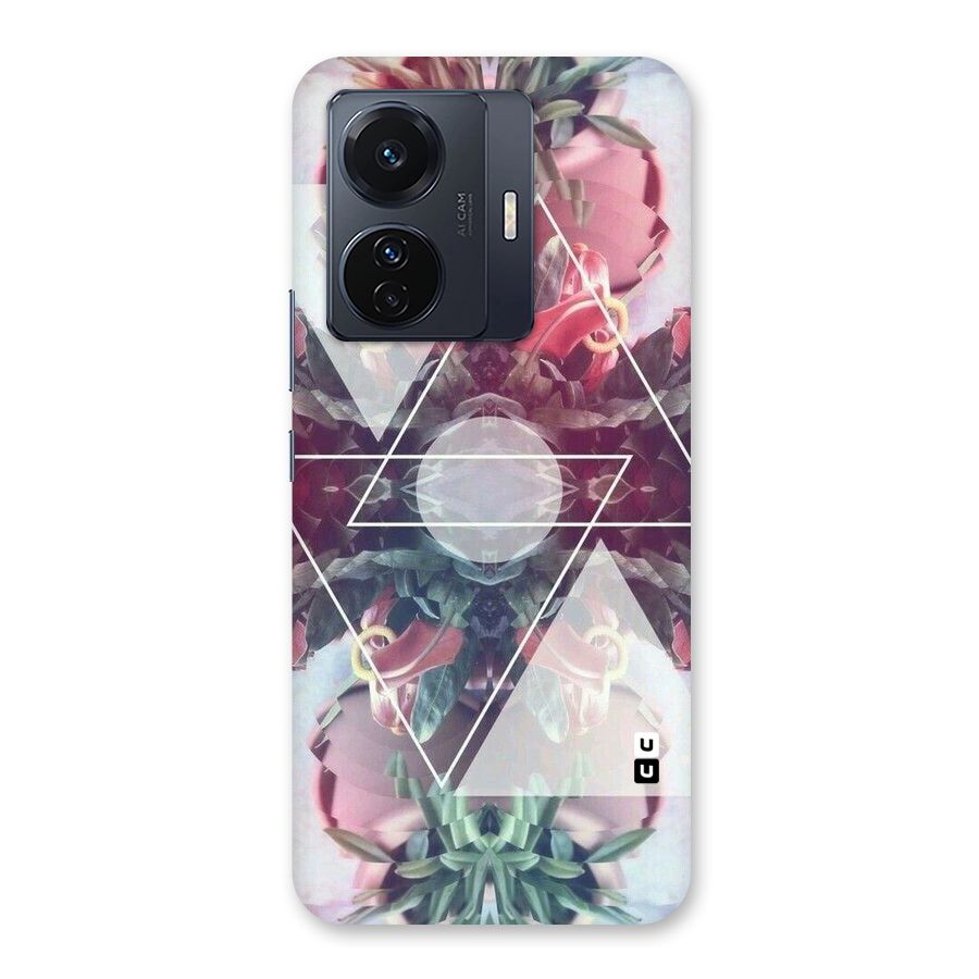 Floral Triangle Back Case for Vivo T1 Pro