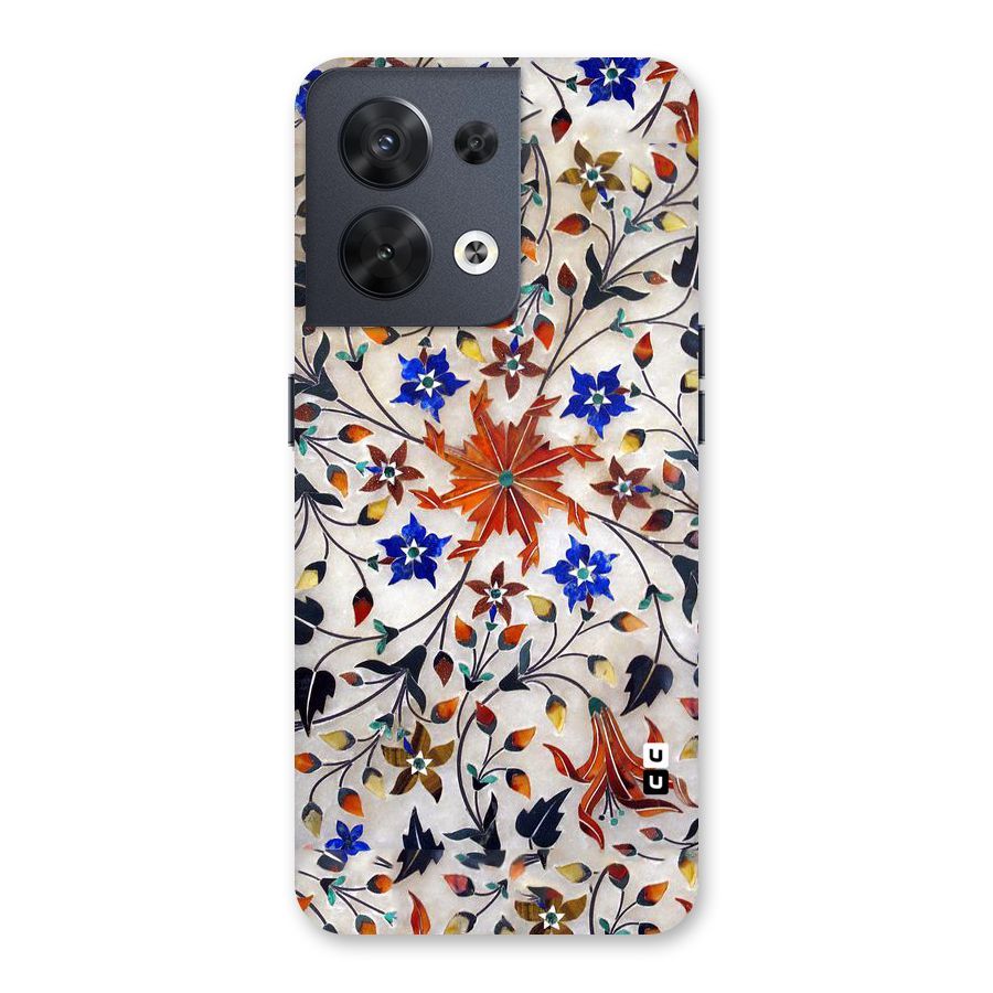 Floral Vintage Bloom Back Case for Oppo Reno8 5G