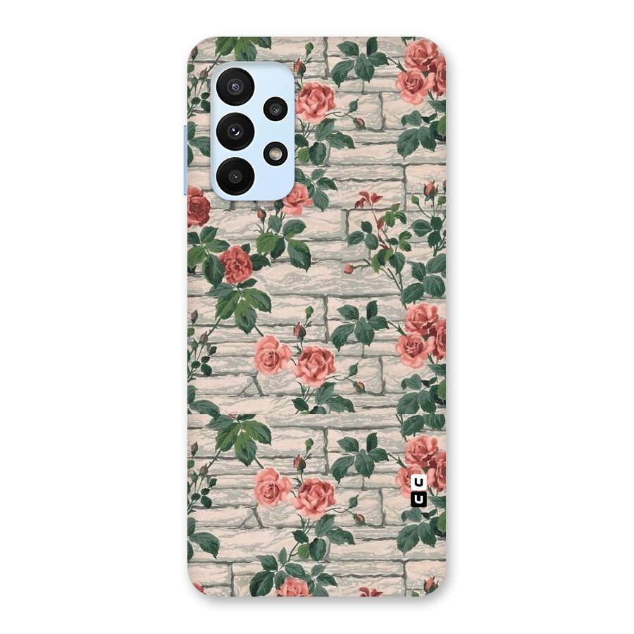 Floral Wall Design Back Case for Galaxy A23