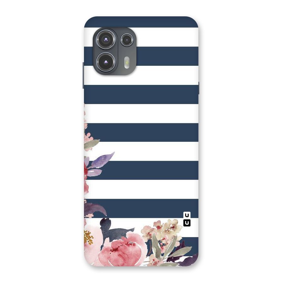 Floral Water Art Back Case for Motorola Edge 20 Fusion