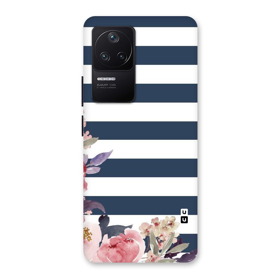 Floral Water Art Back Case for Poco F4 5G
