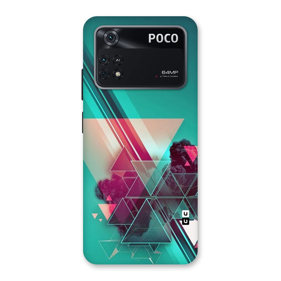 Floroscent Abstract Back Case for Poco M4 Pro 4G