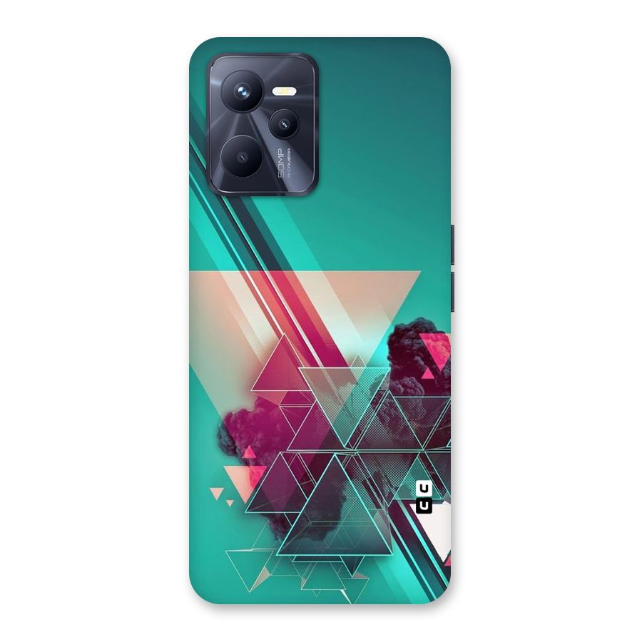 Floroscent Abstract Back Case for Realme C35