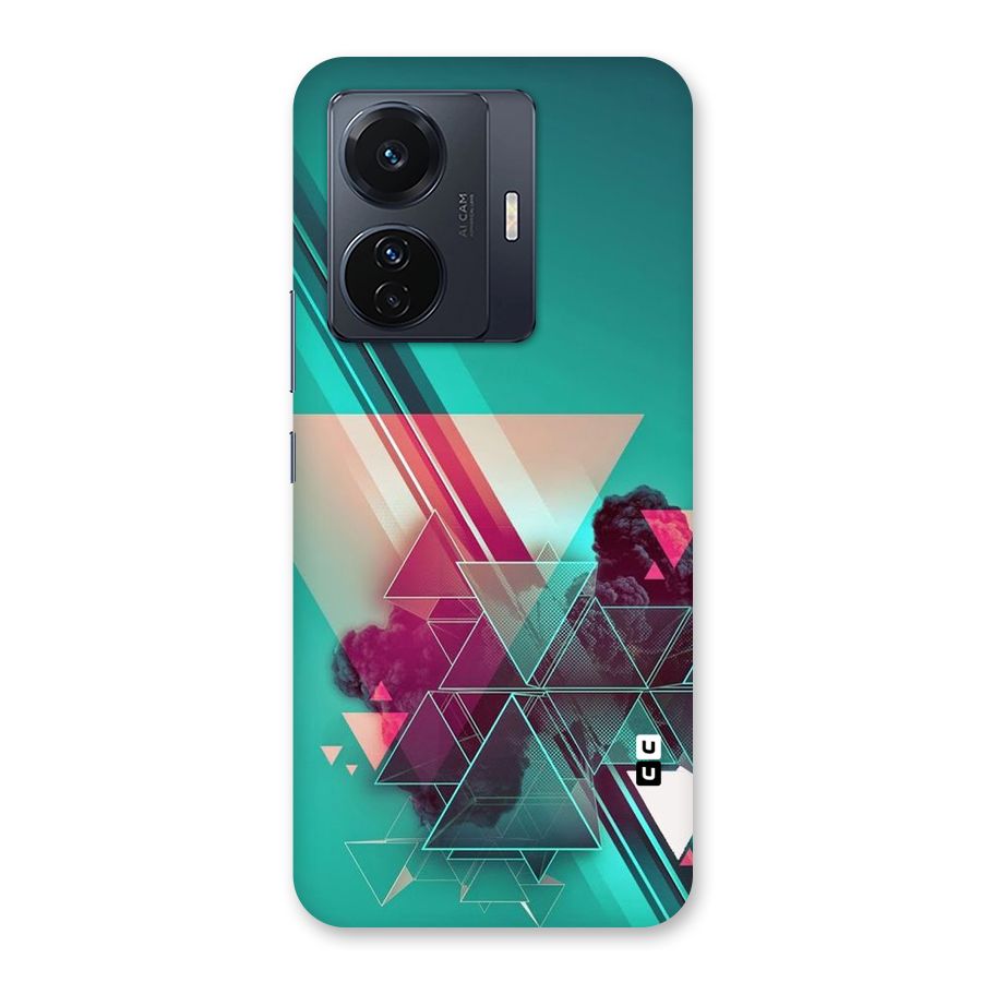 Floroscent Abstract Back Case for Vivo T1 Pro