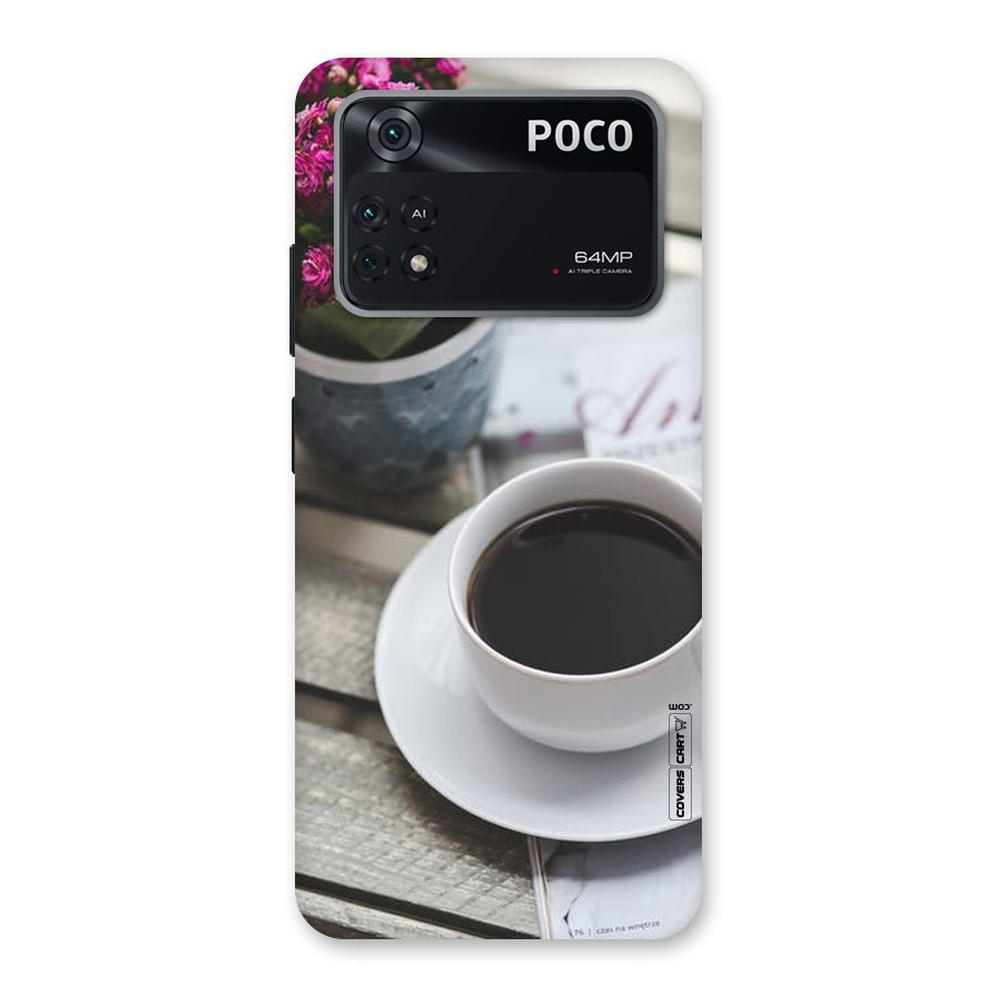 Flower And Blend Back Case for Poco M4 Pro 4G