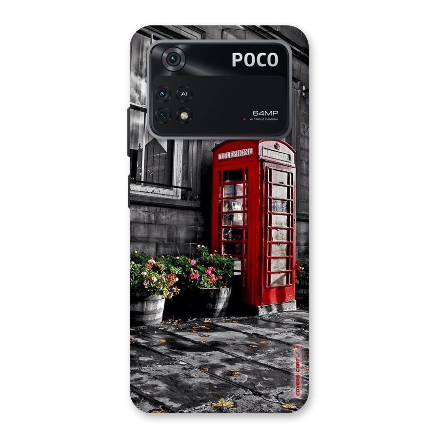 Flower And Booth Back Case for Poco M4 Pro 4G