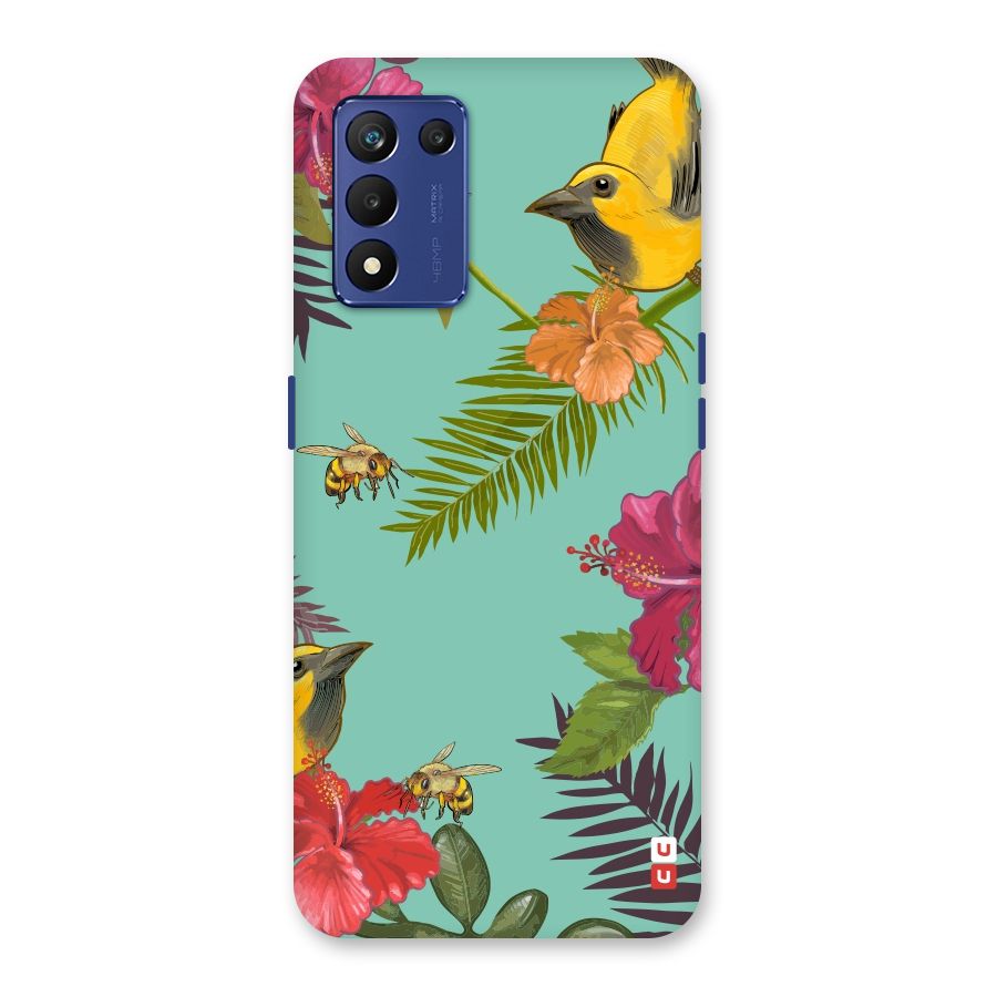 Flower Bird and Bee Back Case for Realme 9 5G Speed