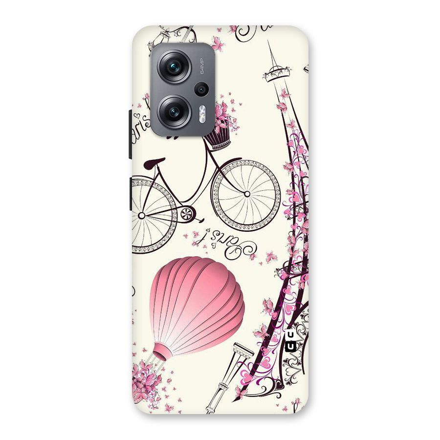 Flower Clipart Design Back Case for Redmi K50i