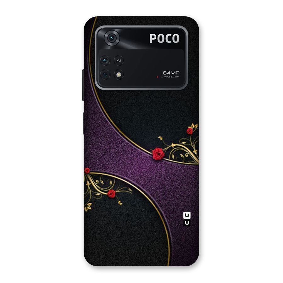 Flower Curves Back Case for Poco M4 Pro 4G