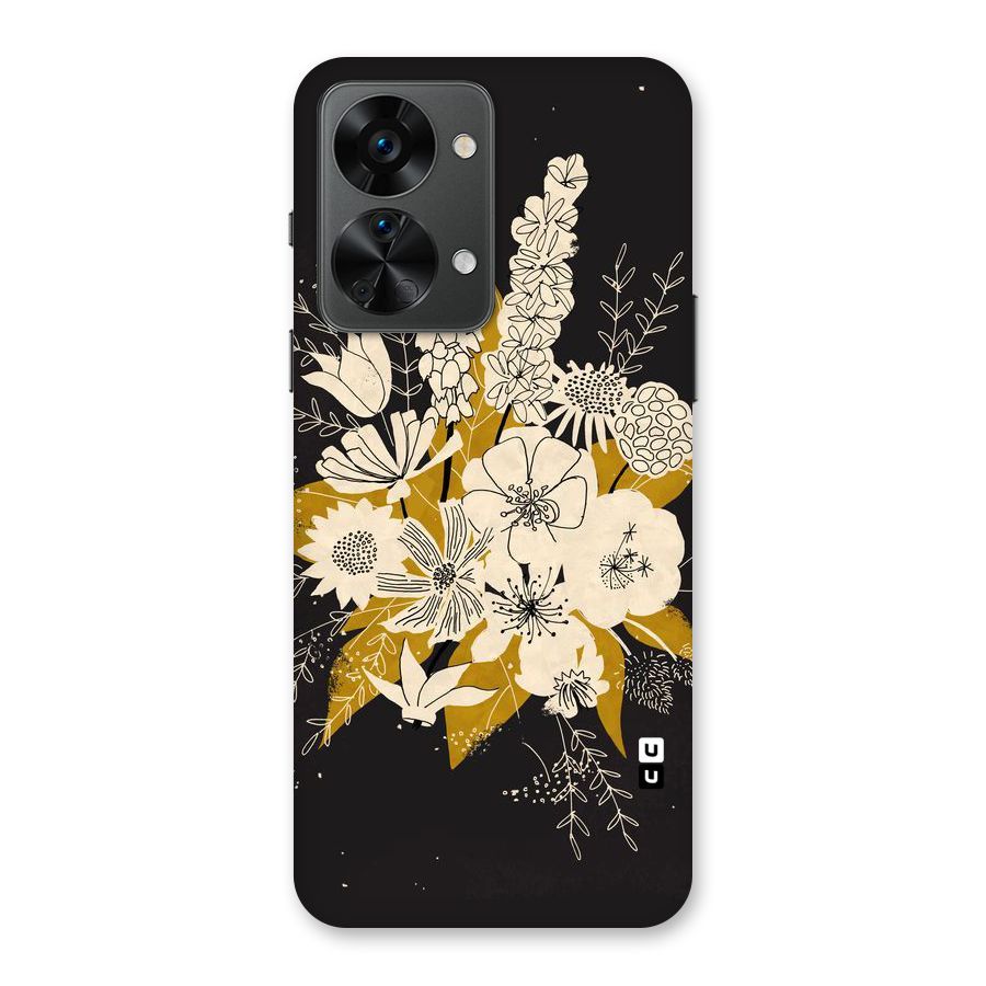 Flower Drawing Back Case for OnePlus Nord 2T
