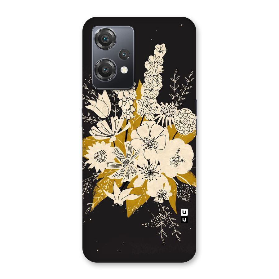 Flower Drawing Back Case for OnePlus Nord CE 2 Lite 5G