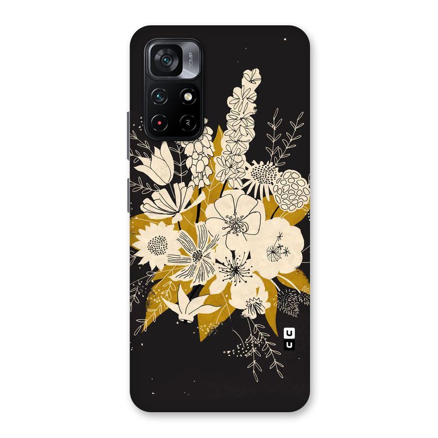 Flower Drawing Back Case for Poco M4 Pro 5G