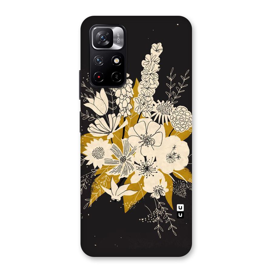 Flower Drawing Back Case for Redmi Note 11T 5G