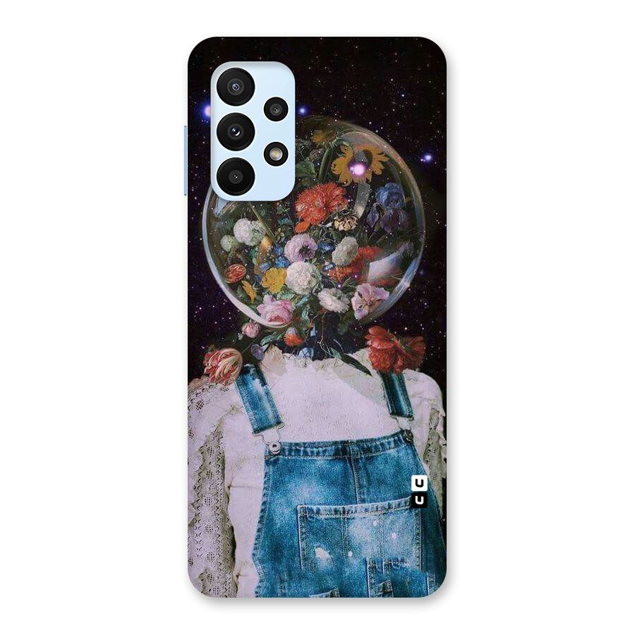 Flower Face Back Case for Galaxy A23