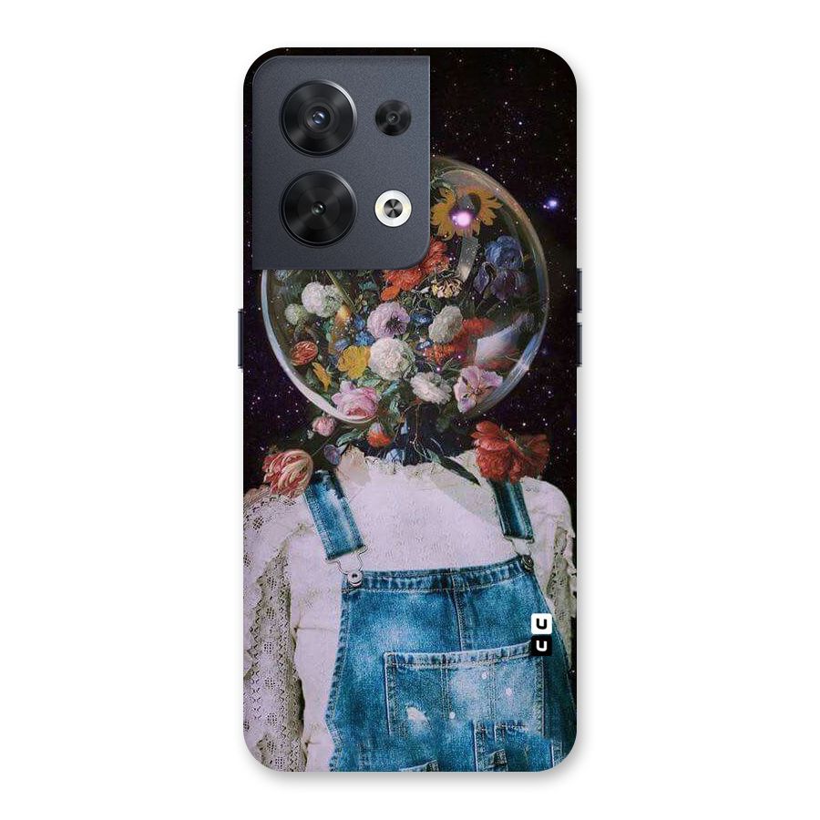 Flower Face Back Case for Oppo Reno8 5G