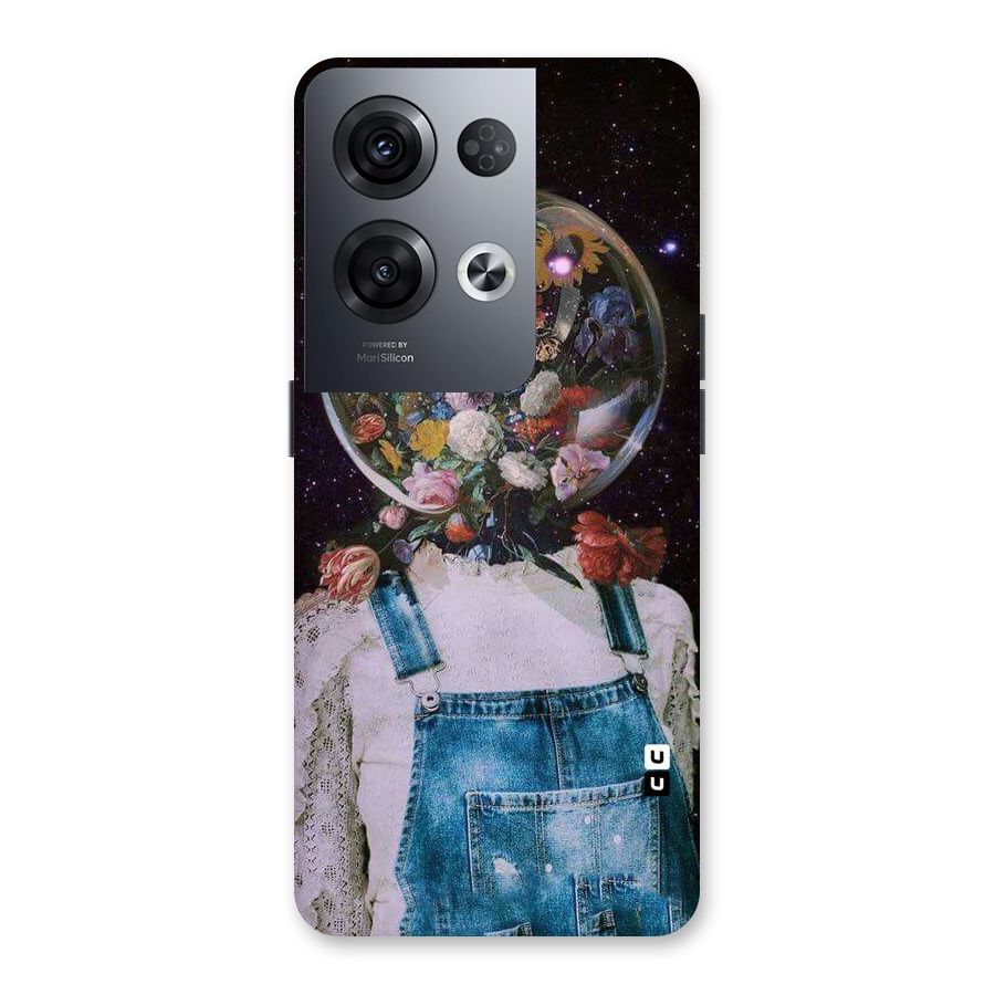 Flower Face Back Case for Oppo Reno8 Pro 5G