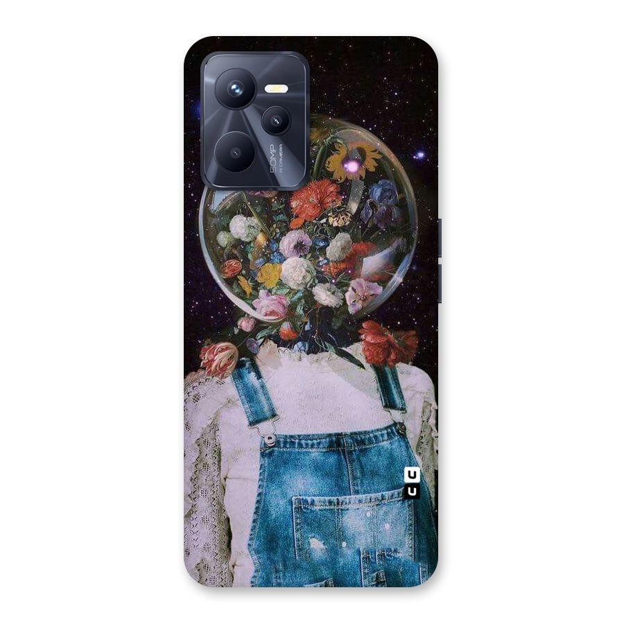 Flower Face Back Case for Realme C35