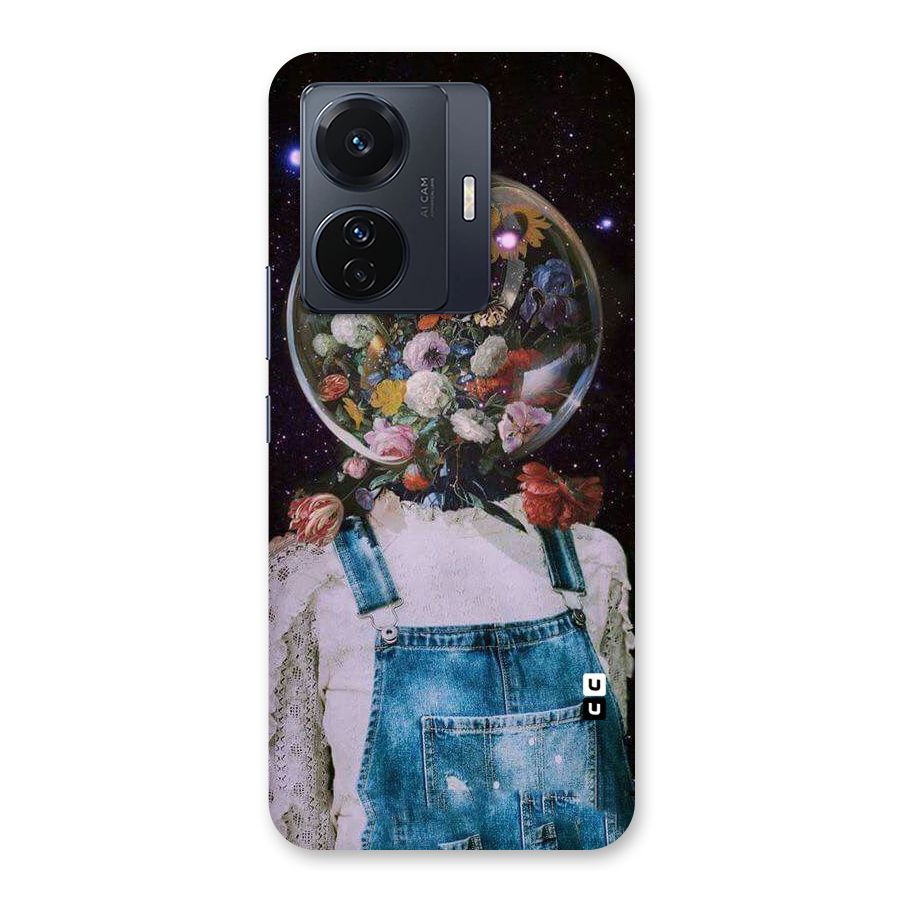 Flower Face Back Case for Vivo T1 Pro