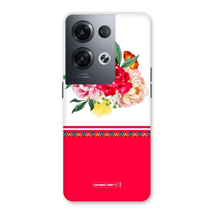 Flower Fusion Back Case for Oppo Reno8 Pro 5G