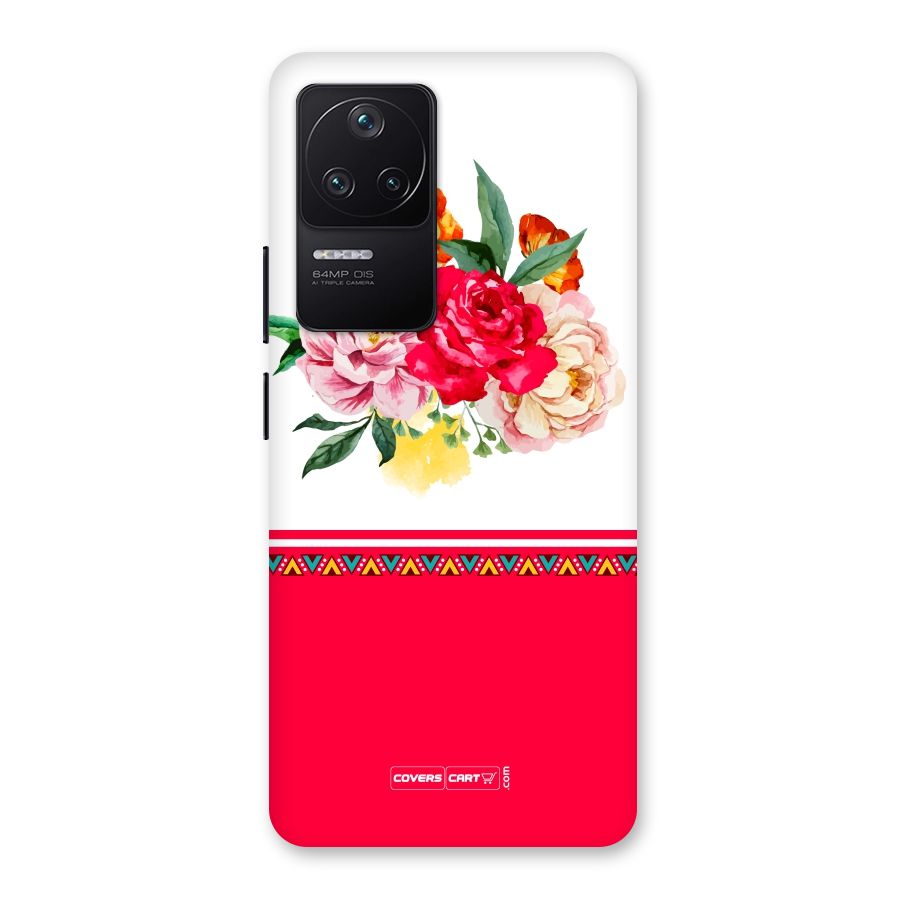 Flower Fusion Back Case for Poco F4 5G