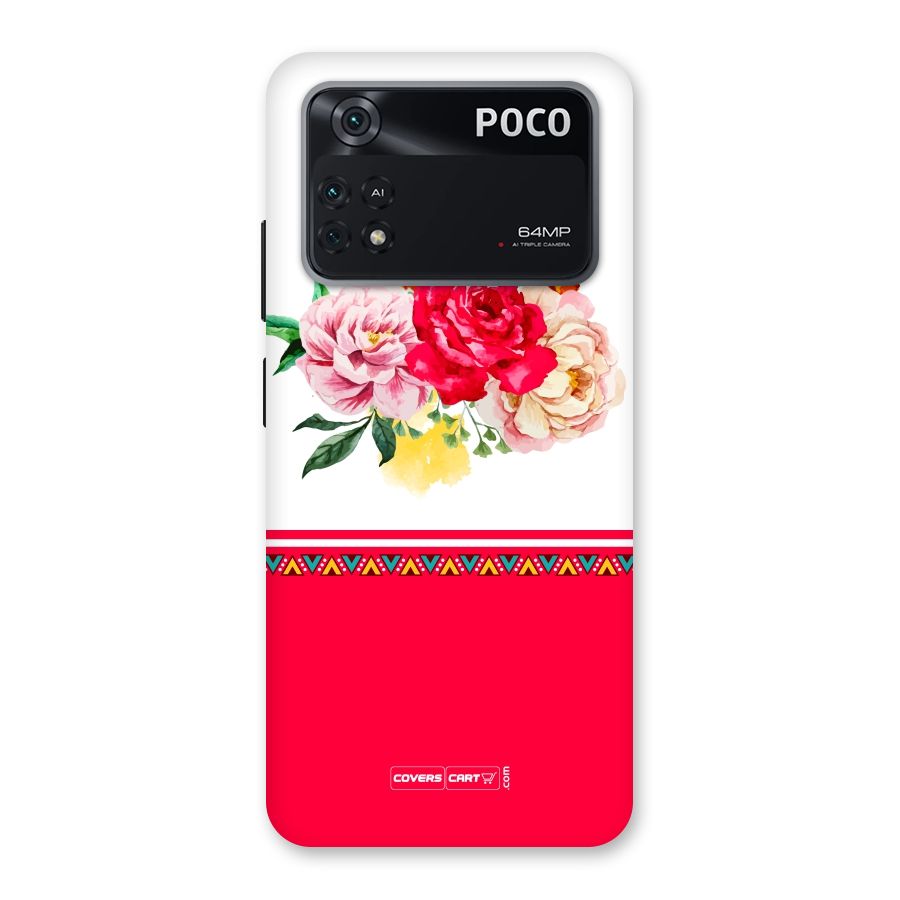 Flower Fusion Back Case for Poco M4 Pro 4G