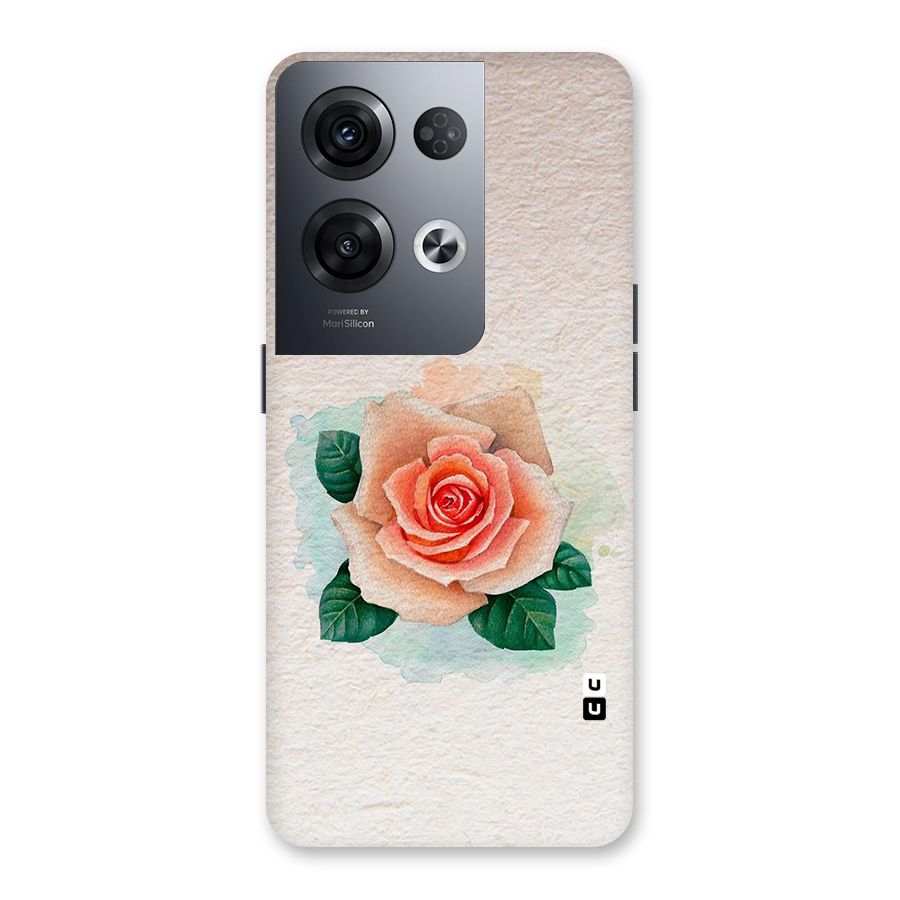 Flower Water Art Back Case for Oppo Reno8 Pro 5G
