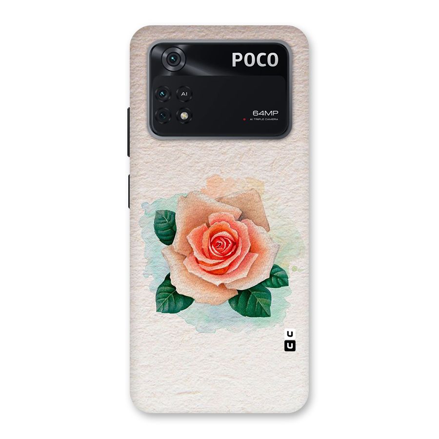 Flower Water Art Back Case for Poco M4 Pro 4G
