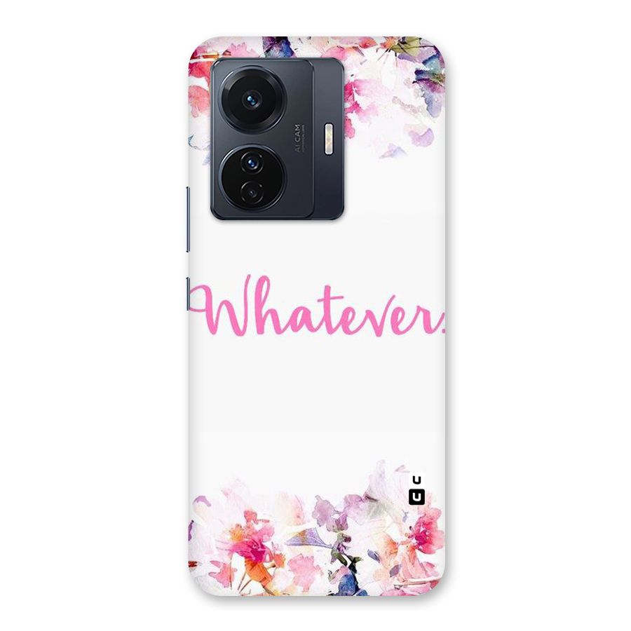 Flower Whatever Back Case for Vivo T1 Pro