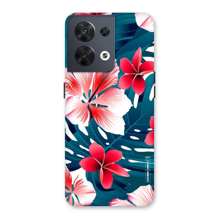 Flower design Back Case for Oppo Reno8 5G