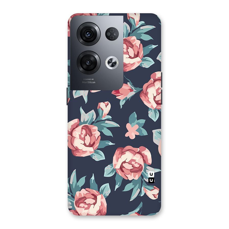 Flowers Painting Back Case for Oppo Reno8 Pro 5G