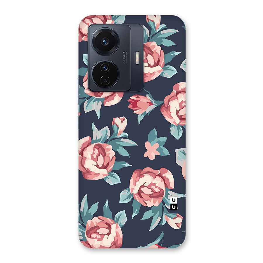Flowers Painting Back Case for Vivo T1 Pro