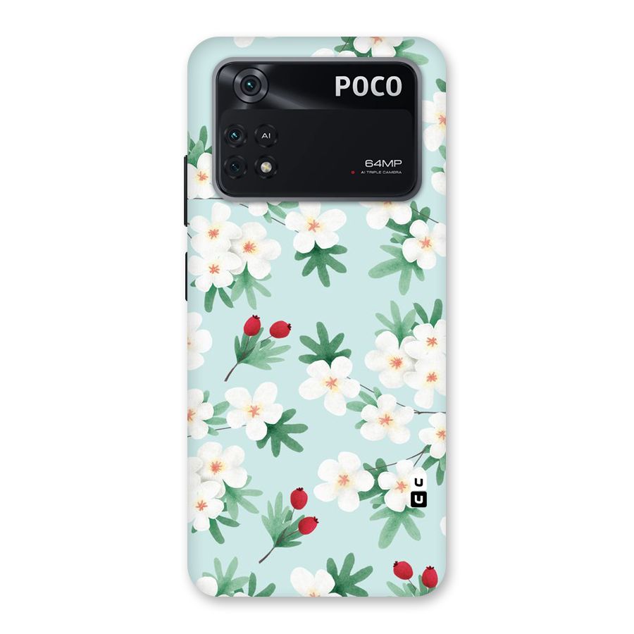 Flowers Pastel Back Case for Poco M4 Pro 4G
