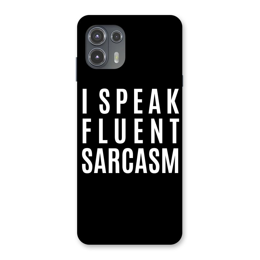 Fluent Sarcasm Back Case for Motorola Edge 20 Fusion