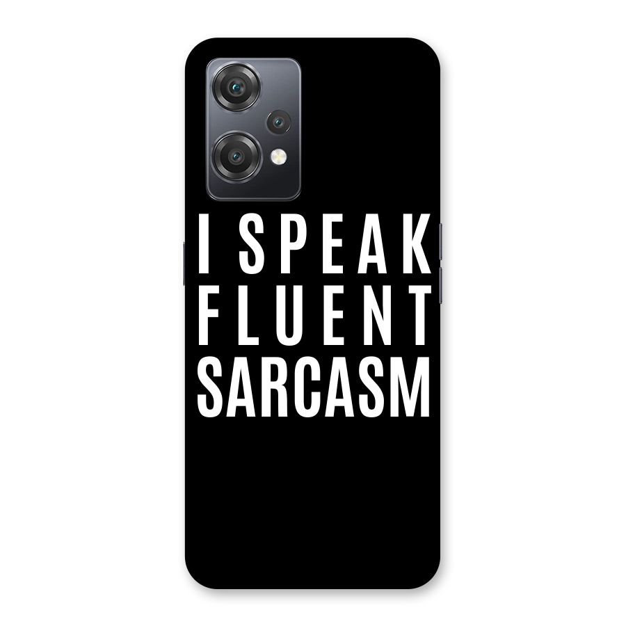 Fluent Sarcasm Back Case for OnePlus Nord CE 2 Lite 5G