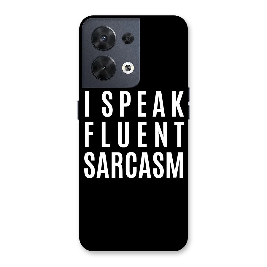 Fluent Sarcasm Back Case for Oppo Reno8 5G