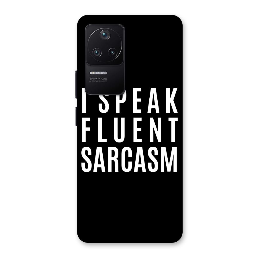 Fluent Sarcasm Back Case for Poco F4 5G