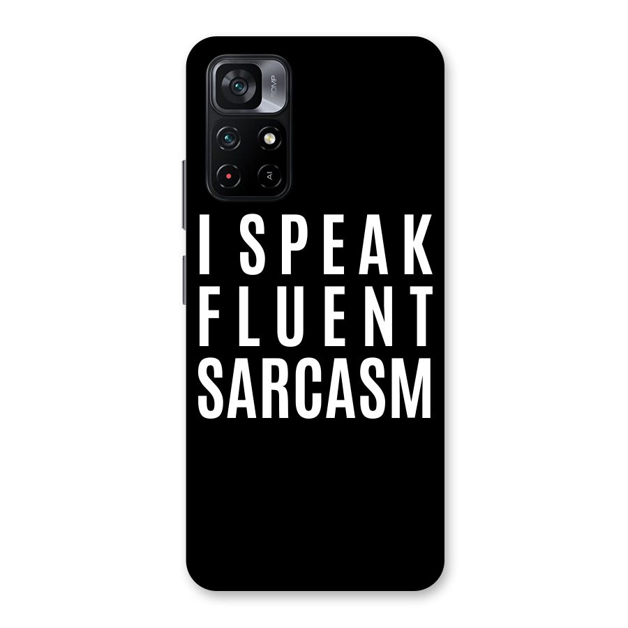 Fluent Sarcasm Back Case for Poco M4 Pro 5G