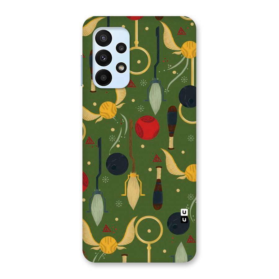 Flying Ball Pattern Back Case for Galaxy A23