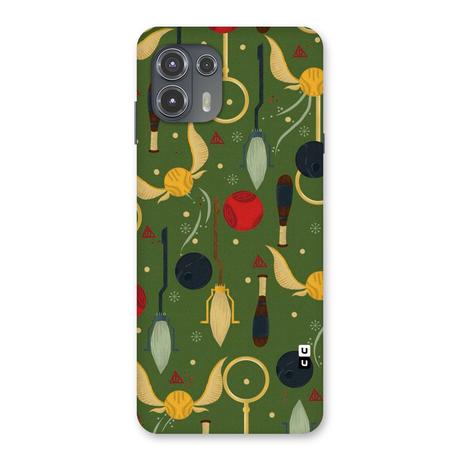 Flying Ball Pattern Back Case for Motorola Edge 20 Fusion
