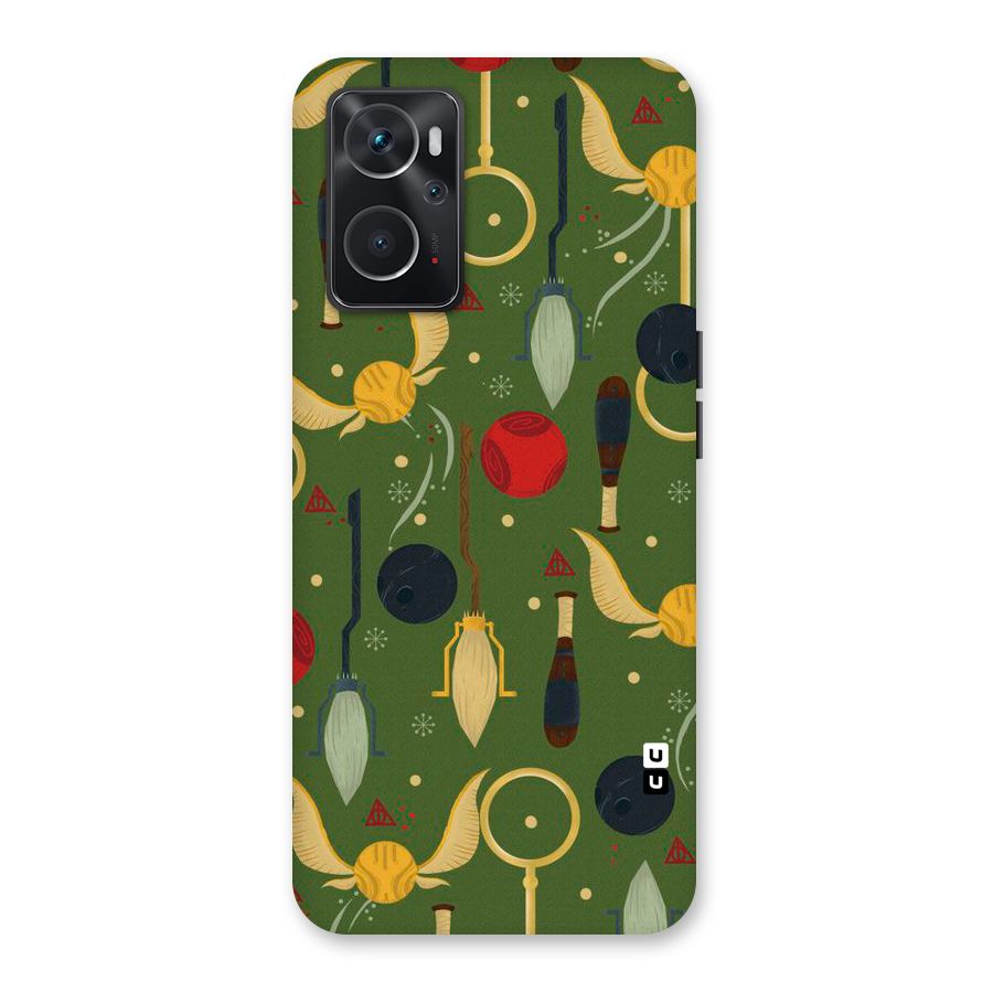 Flying Ball Pattern Back Case for Oppo K10 4G