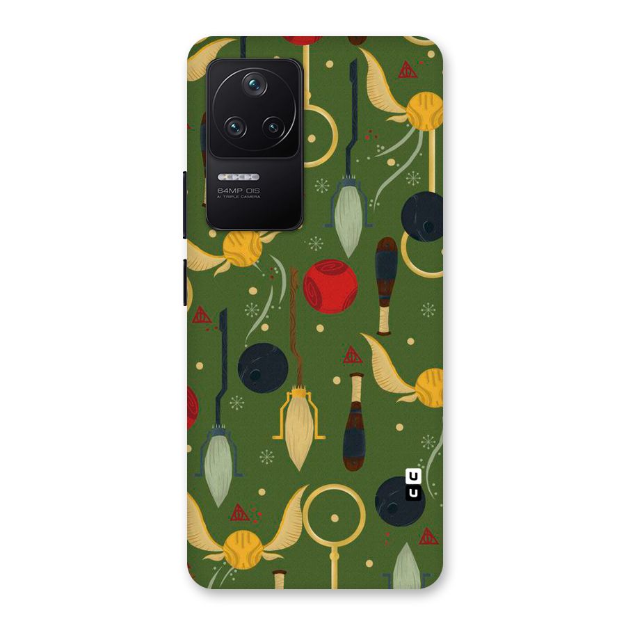 Flying Ball Pattern Back Case for Poco F4 5G